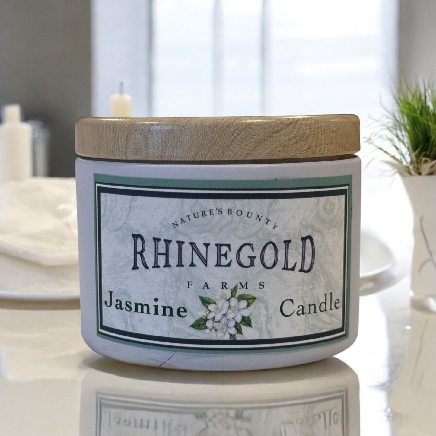 Jasmine Beeswax Candle